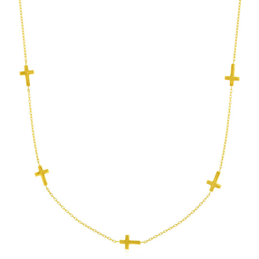 Necklace with Cross Stations